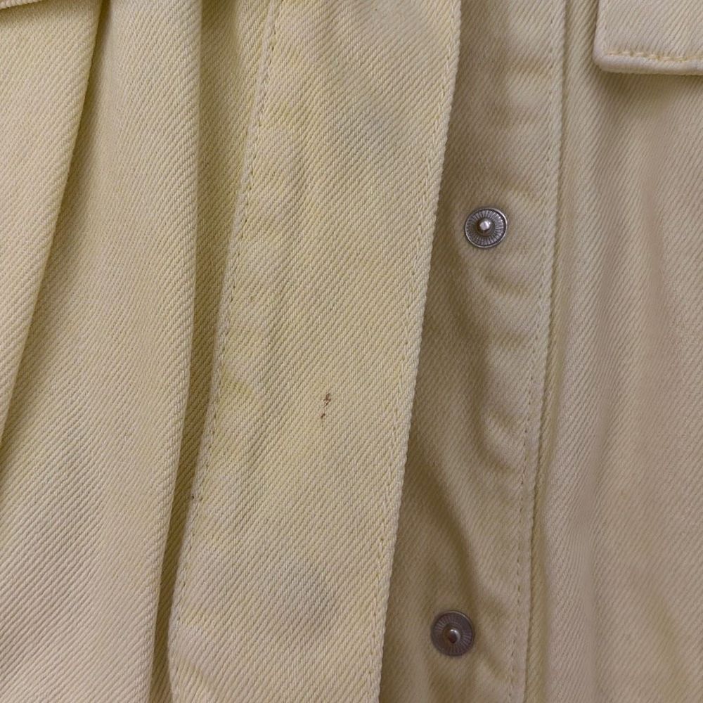 Yellow denim jacket - Picture 2 of 4